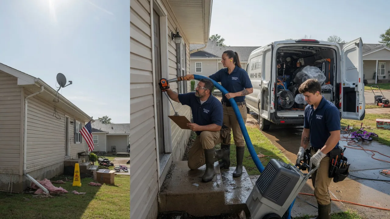 Ceiling Water Damage Restoration in Thompson, IA near me